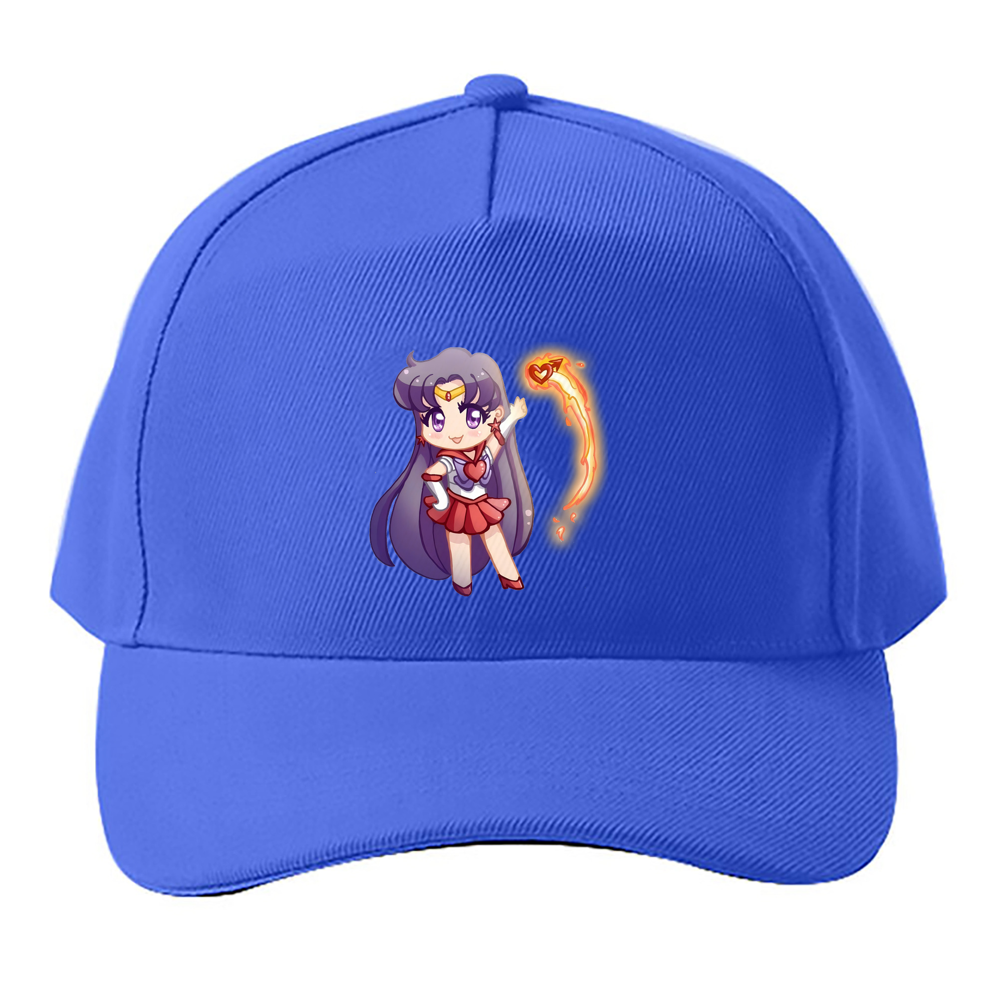 （画像用） 美少女戦士セーラームーン 火野レイ ひの レイ Sailor Moon Hino Rei （セーラーマーズ,Sailor Mars） ベースボールキャップ 綿100％ 男女兼用 帽子 スポーツ